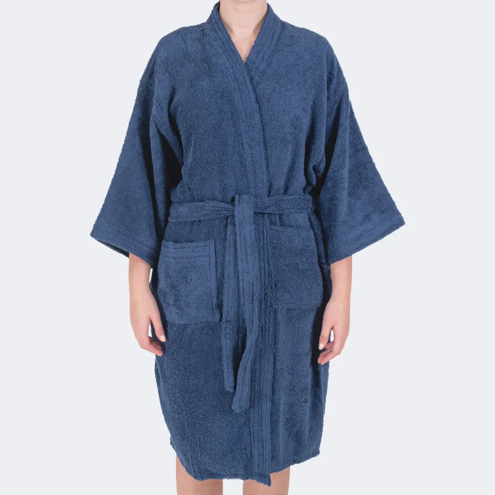 Bata de Toalla Azul