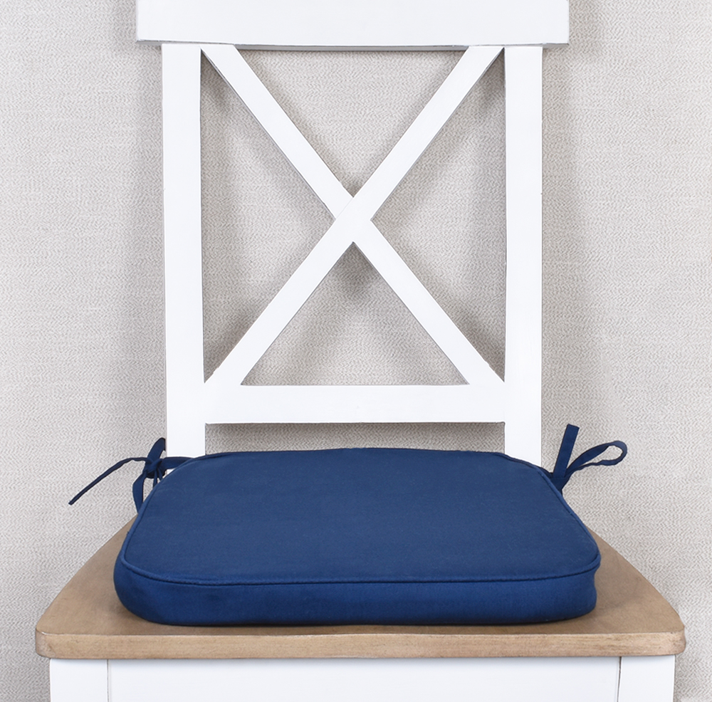 Almohadón para silla color Azul