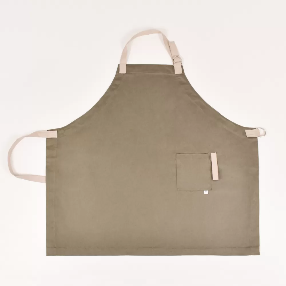 Delantal Masculino Verde con Chocolate