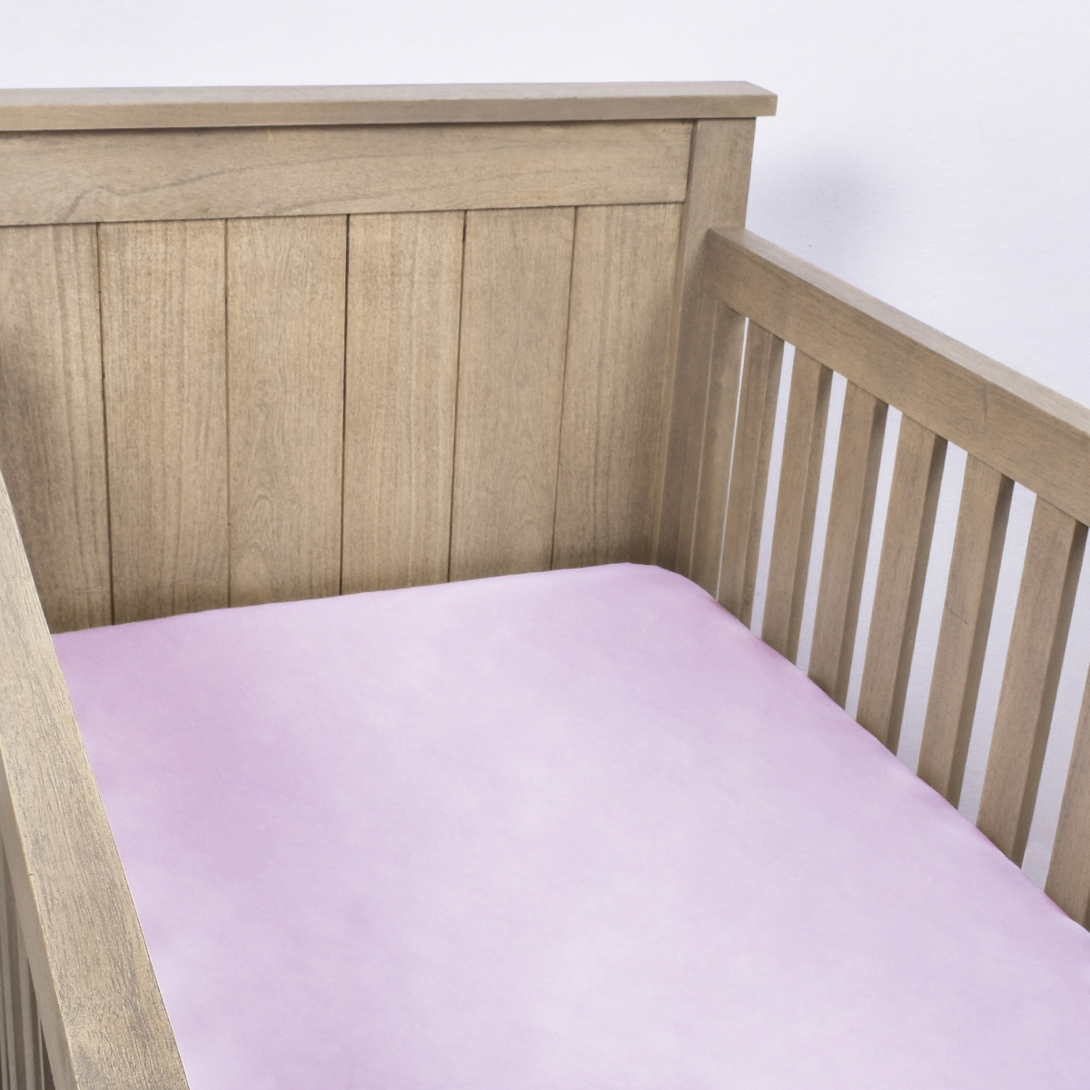 Sábana ajustable para cuna  Rosa