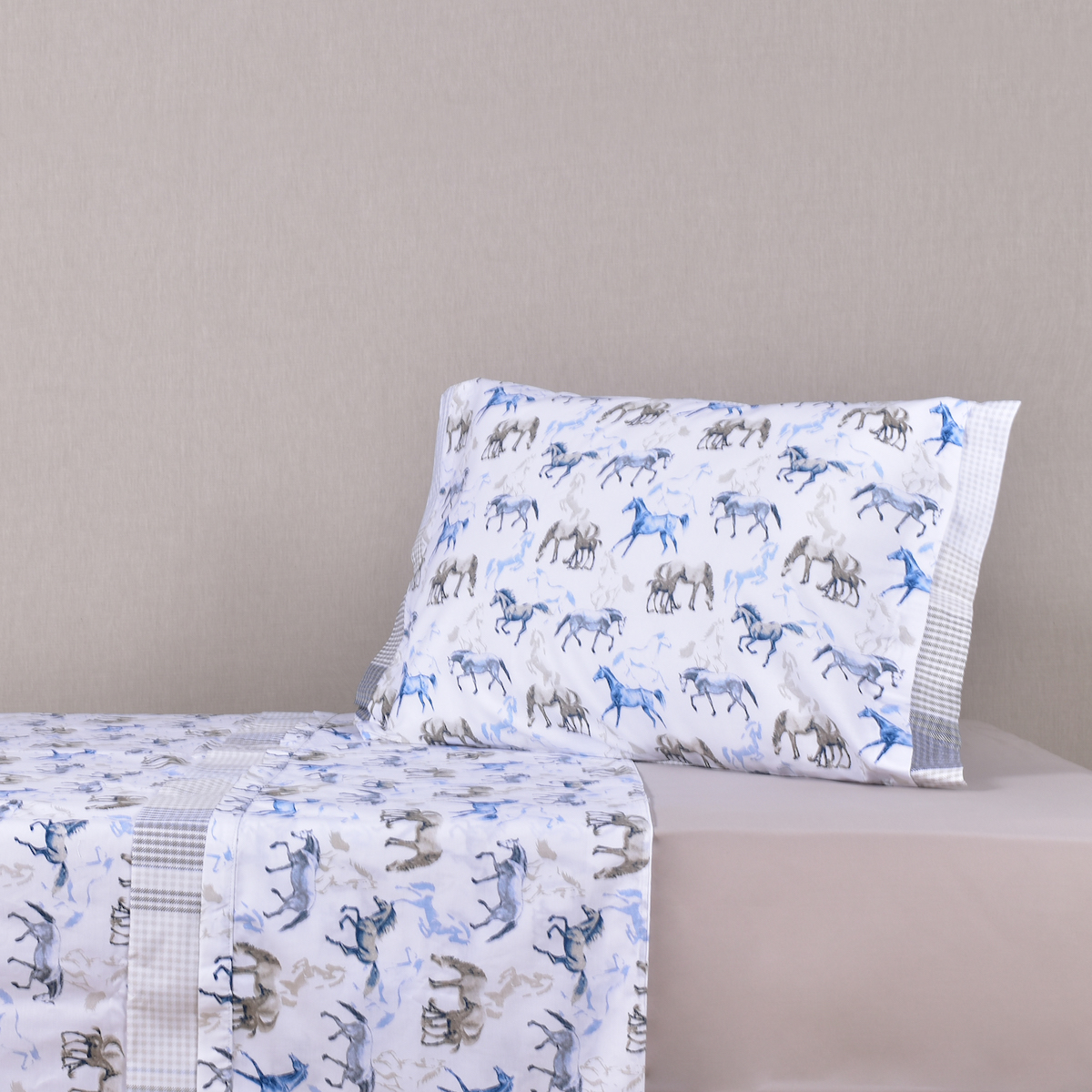 Juego de Sábanas Juvenil / Horses - PILAR