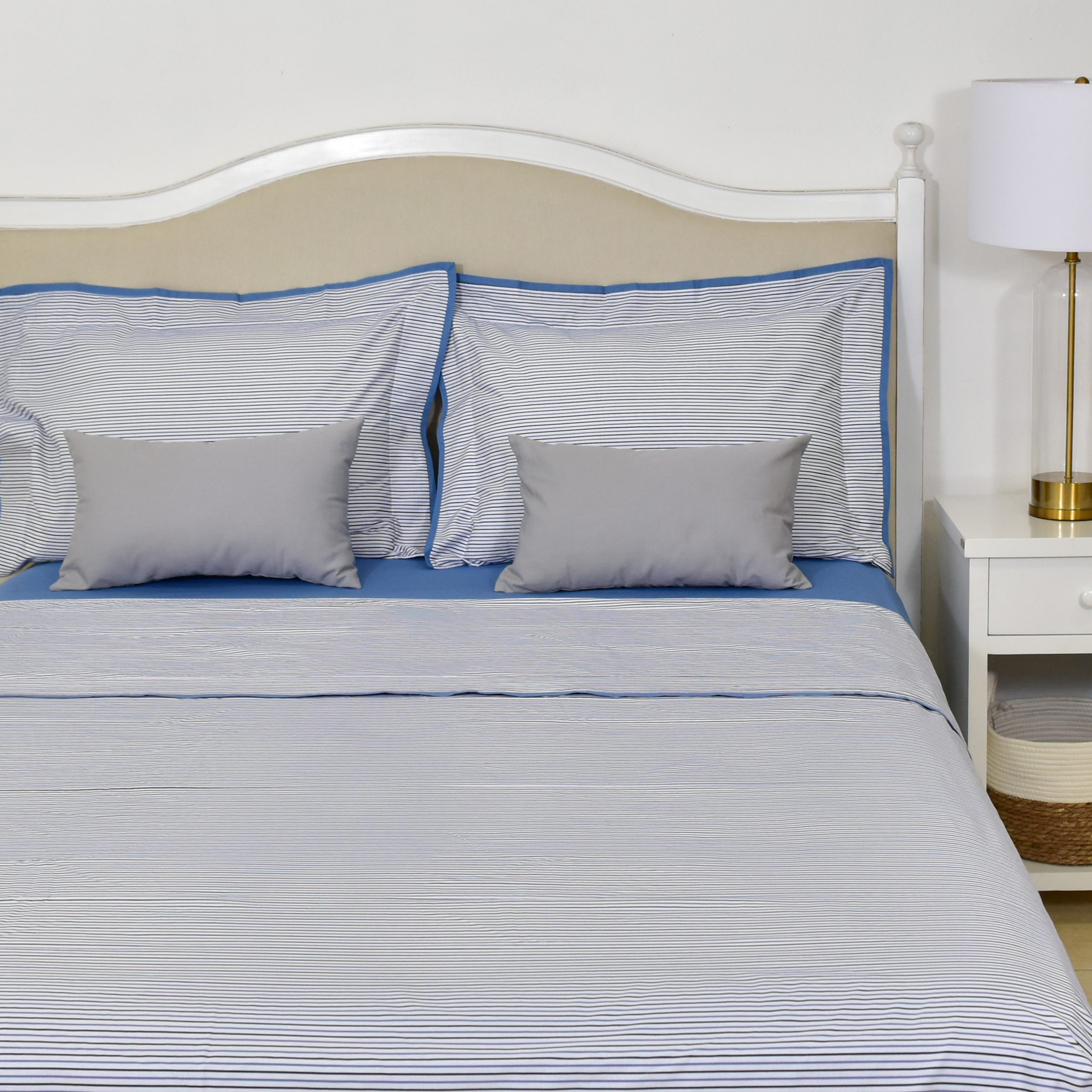 Juego de Sábanas Emilia Rayas Marinero - PILAR