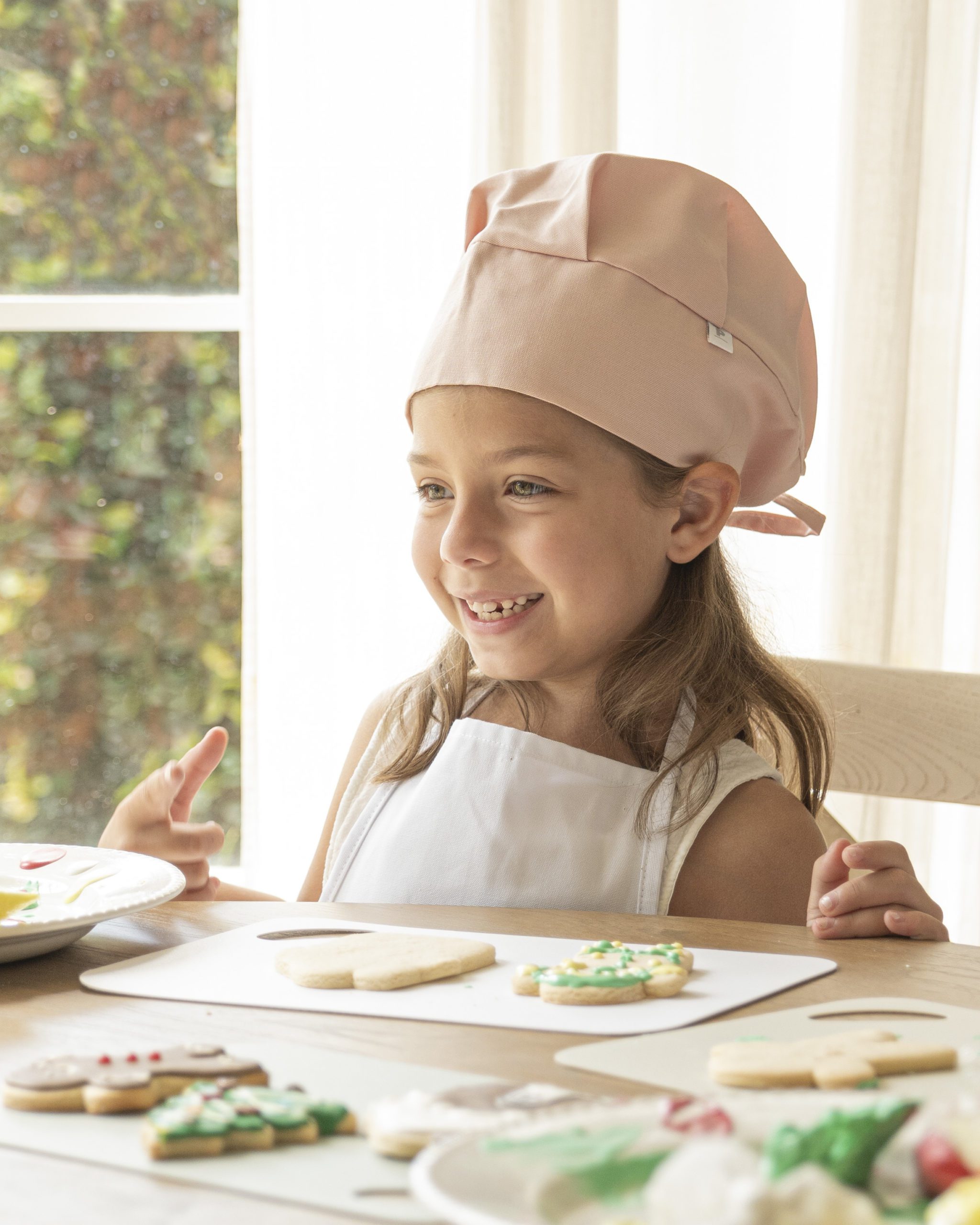 Gorro de Cocina Infantil Rosa - PILAR